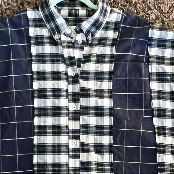 URBAN OUTFITTERS BDG: Spliced Dad Button-Down Shirt. NWT - Picture 8 of 16
